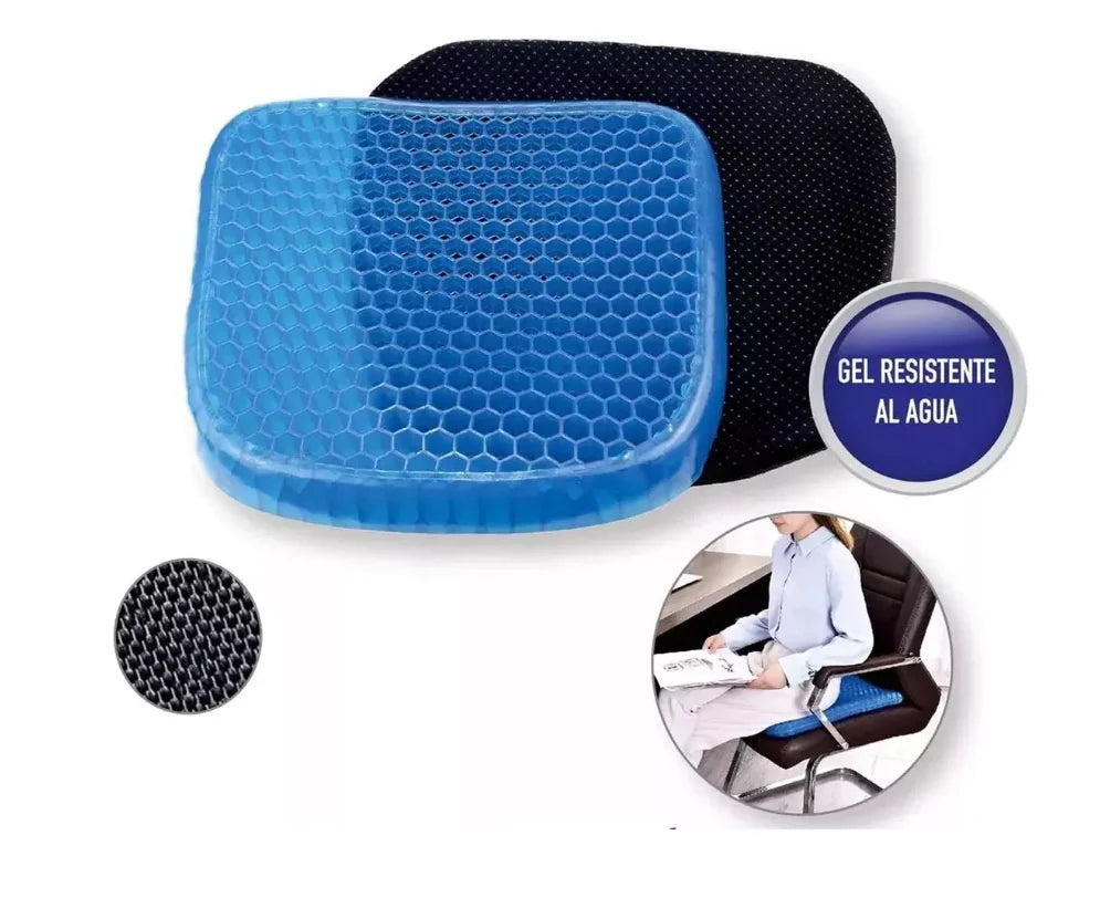 Almohada Gel Para Asiento Silla Reduce Dolor