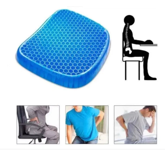 Almohada Gel Para Asiento Silla Reduce Dolor